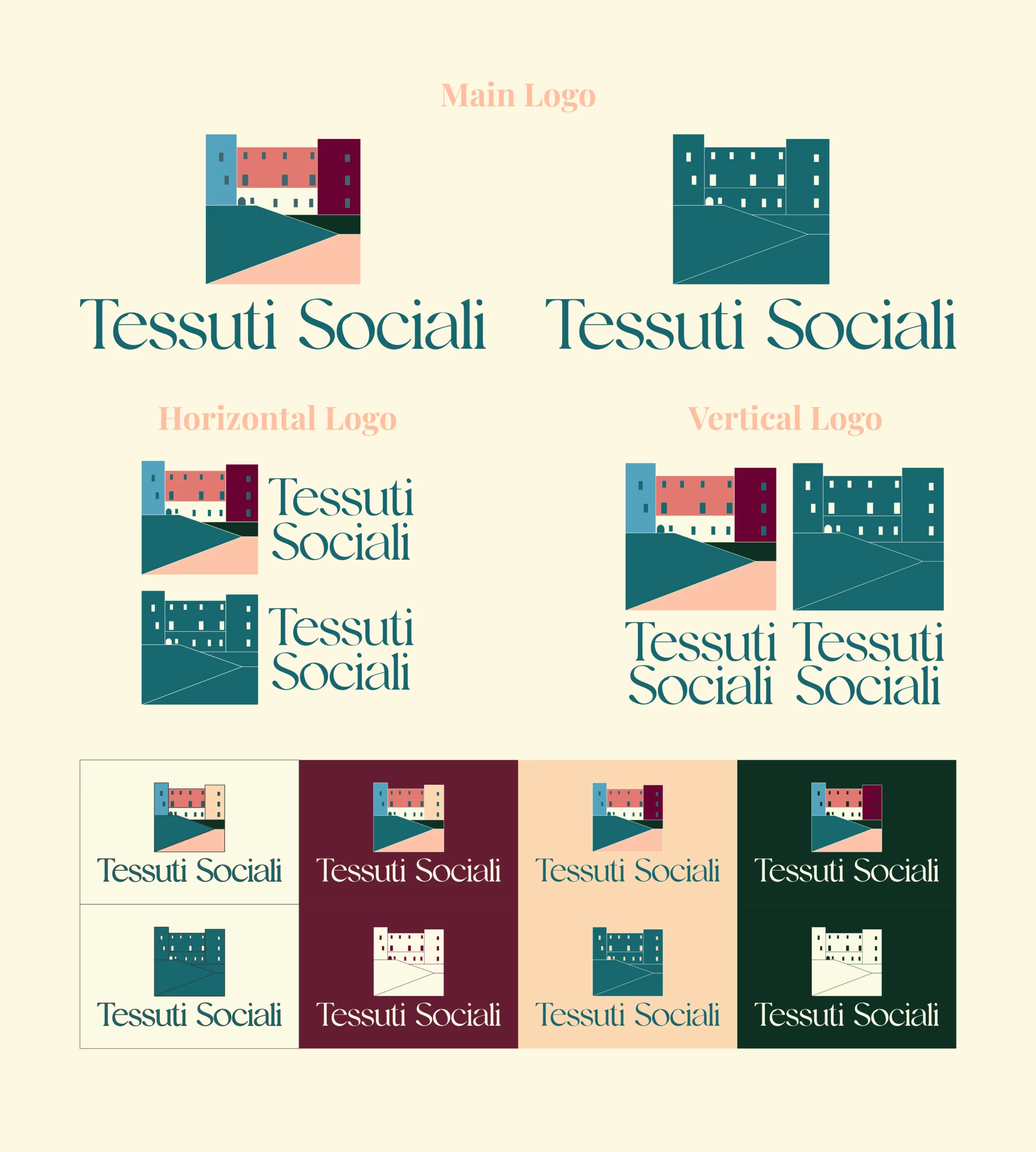 Studio del Logo di Tessuti Sociali